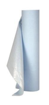 Britsunderlägg Abena Perforerad Ljusblå 50cmx65m