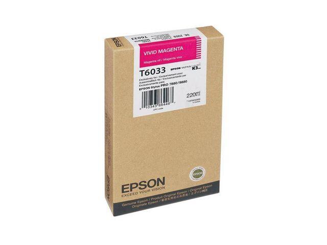 Bläckpatroner Epson C13T603300 Levande Magenta