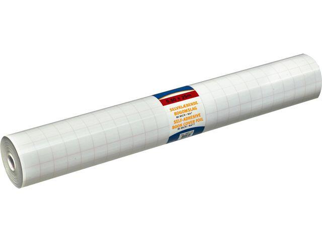 Bokplast Bantex Självhäftande Blank 60my 50cmx25m