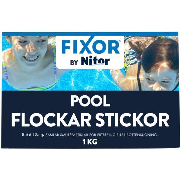 Poolrengöring Fixor by Nitor Flockar Sticks 8st