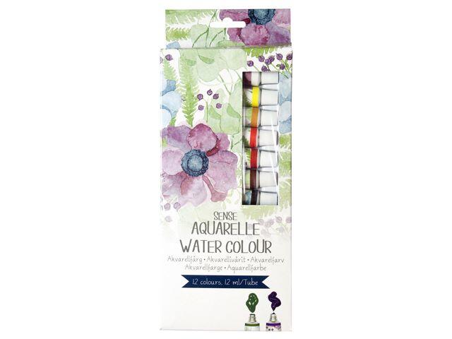 Akvarellfärgset Sense 12x12ml