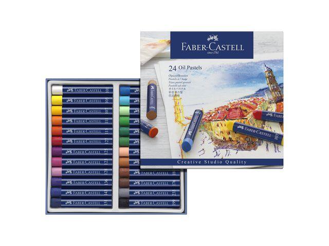Oljepastellkritor Faber Castell 24 Färger