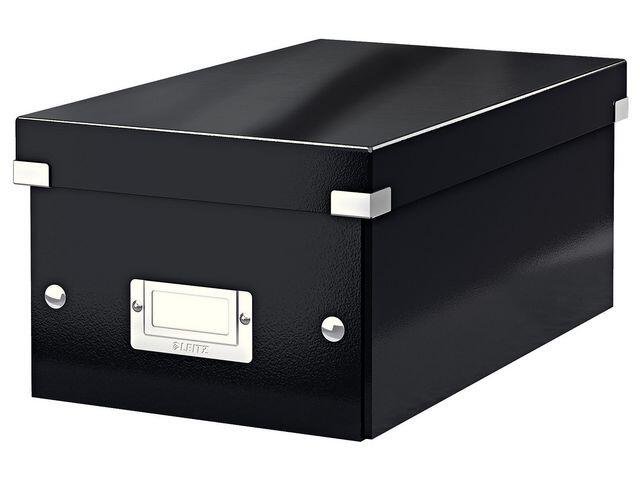 Förvaringslåda Leitz DVD Clicknstore Svart