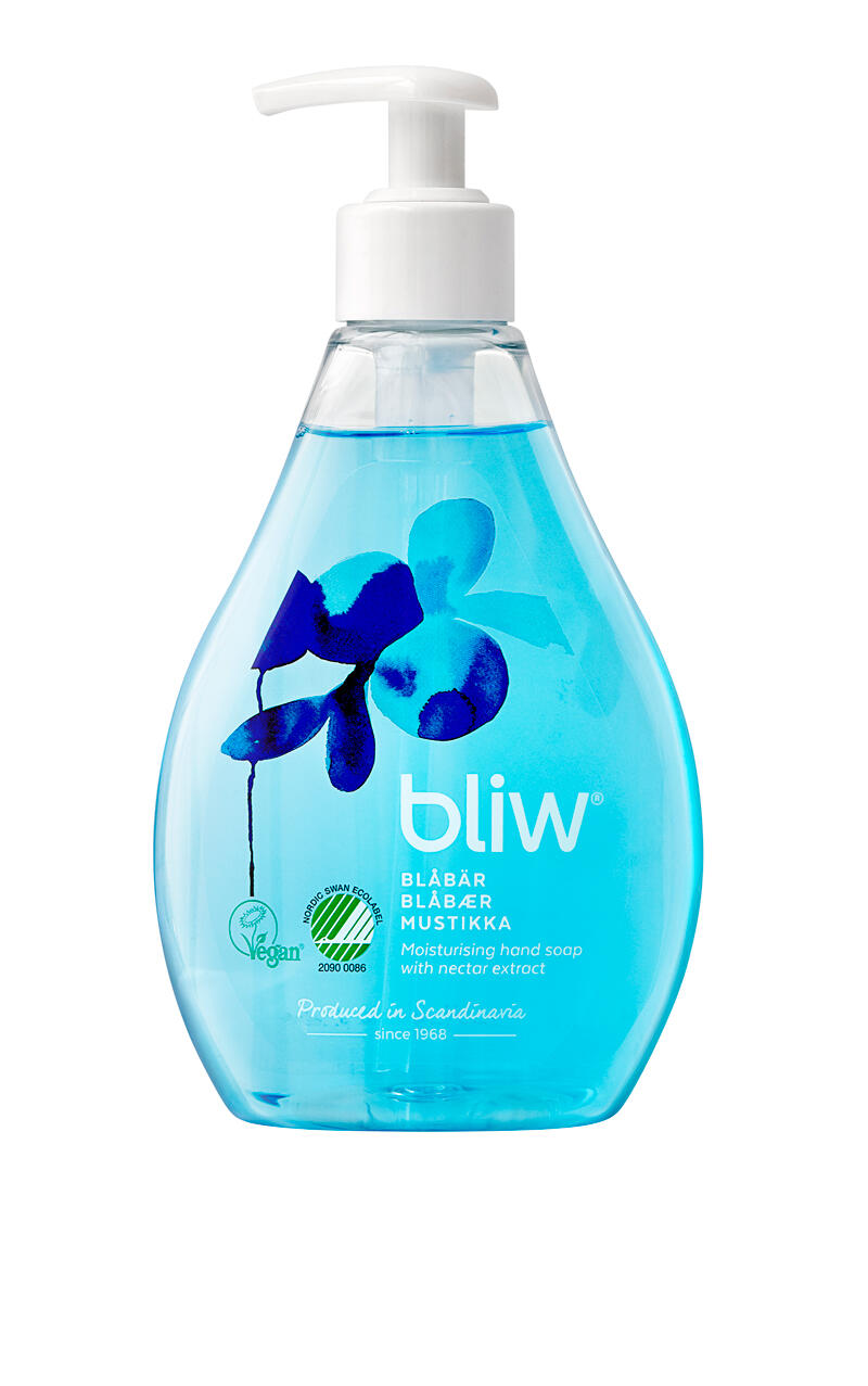 Pumptvål Bliw Blåbär 300ml