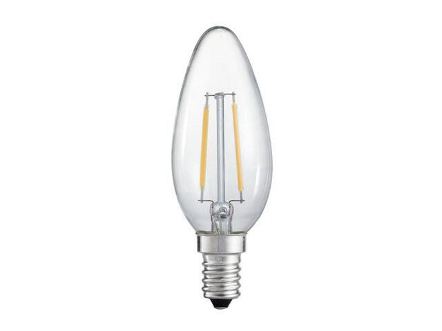 LED-Lampa Tungsruam Kronljus E14 230V Klar 40W