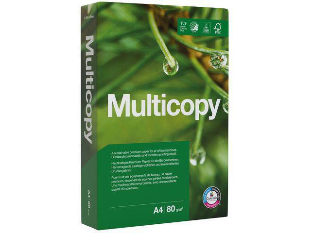 Kopieringspapper Multicopy Ohålat A4 80g 500st