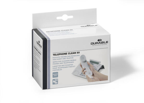 Våtdukar Durable Telephone Clean 50st