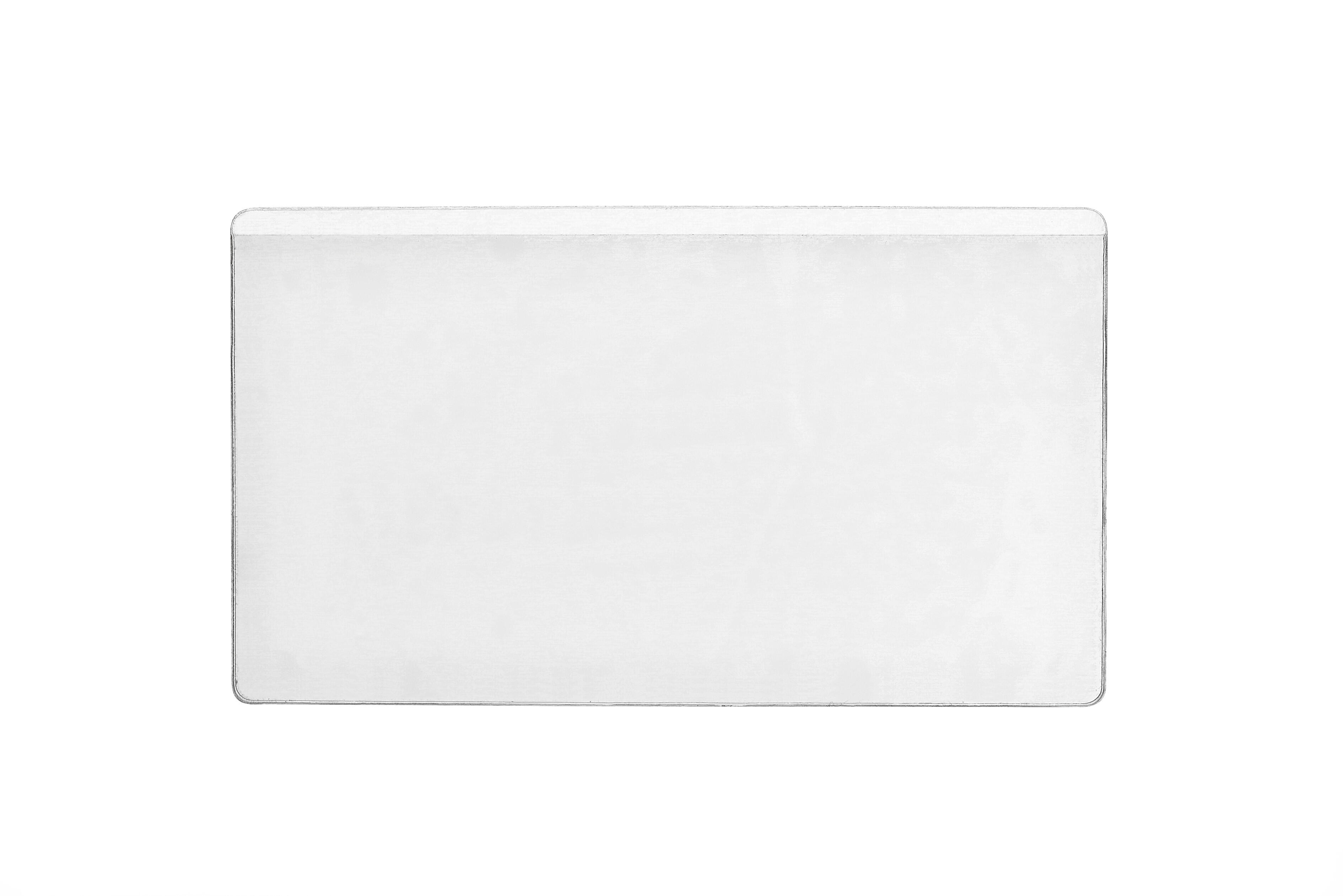 Plastficka Durable Pocketfix Självhäftande Transparent 101x61mm 10st