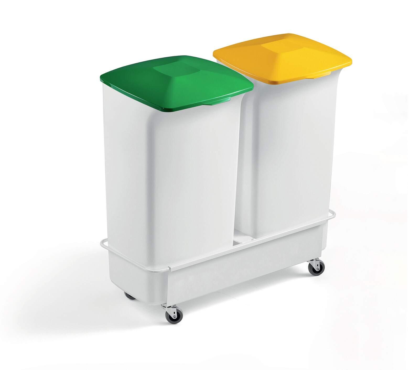 Källsorteringsvagn Durable Durabin 2x40L