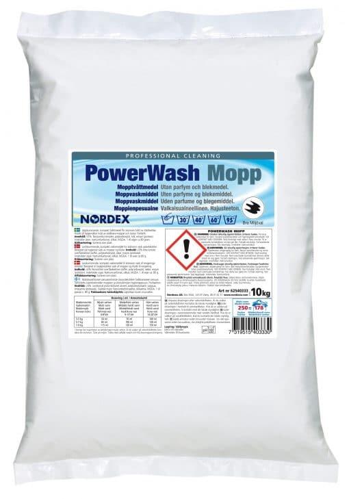 Tvättmedel Nordex PowerWash Mopp 10Kg