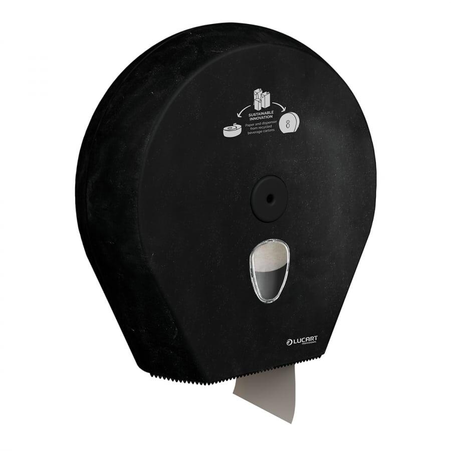 Dispenser Toalettpapper Econatural Jumbo Svart