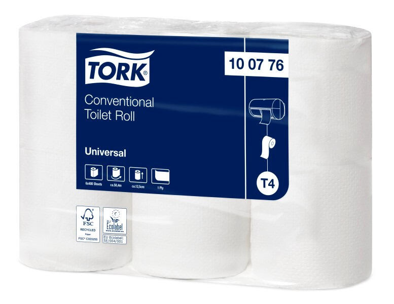 Toalettpapper Tork Universal T4 Natur 1-lagers 48rl