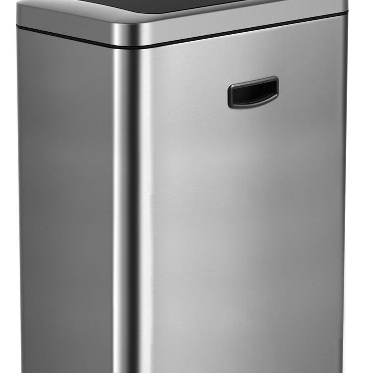 Papperskorg Eko Recycle Mirage Sensor Bin Matt S/S 20+20L