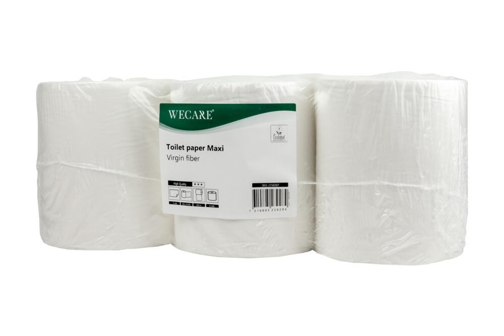 Toalettpapper WeCare Maxi High Quality 2-lags 300m 6rl