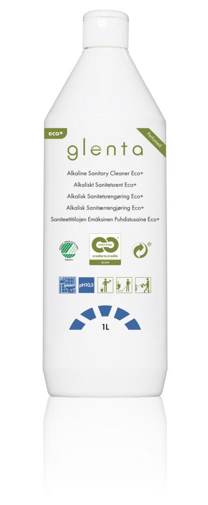 Badrumsrengöring Glenta Eco plus Parfymerad 1L