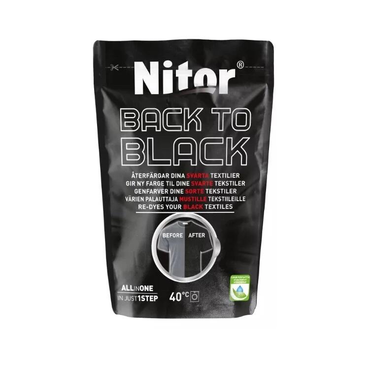 Textilfärg Nitor Back to Black 400g