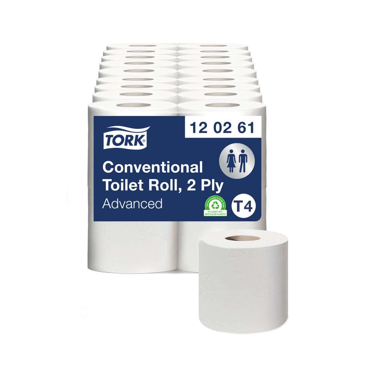 Toalettpapper Tork Extra Långt Advanced T4 Vit 24rl
