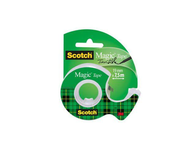 Dokumenttejp Scotch med Hållare 7.5mx19mm