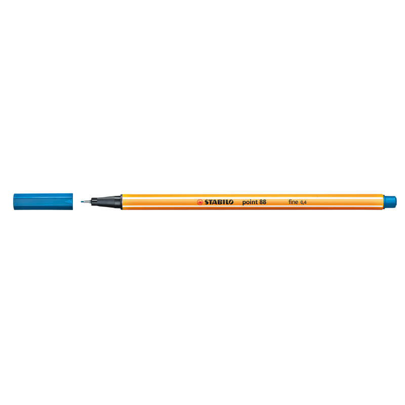Finelinerpenna Stabilo Point 88 Mellanblå 0.4mm