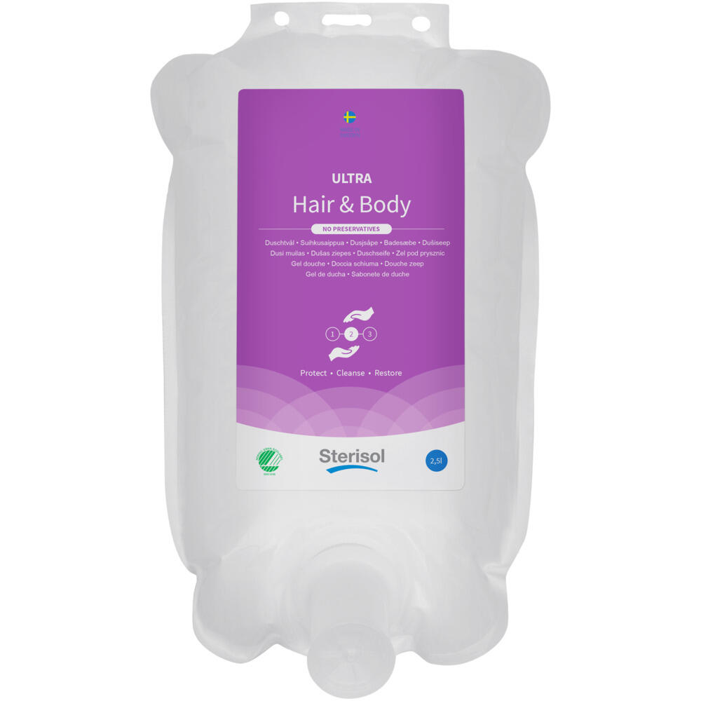 Dispenser Duschtvål Sterisol Ultra Hair & Body 2.5L