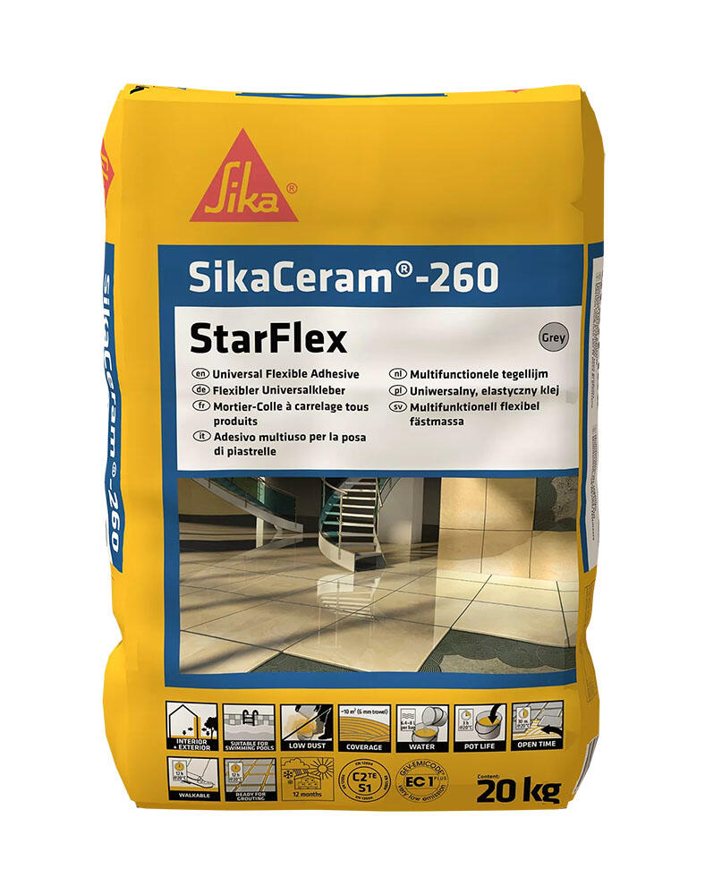 Kakelfix Sikaceram 260 Starflex Grey 20kg