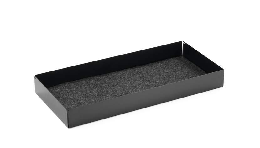 Låda Durable Effect till Bildskärmsställ Svart