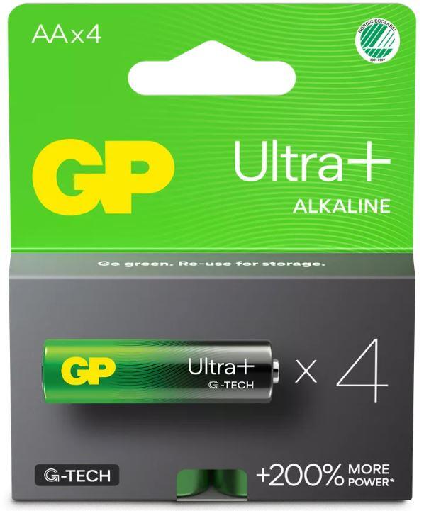 Batteri GP Ultra Plus AA LR6 4st