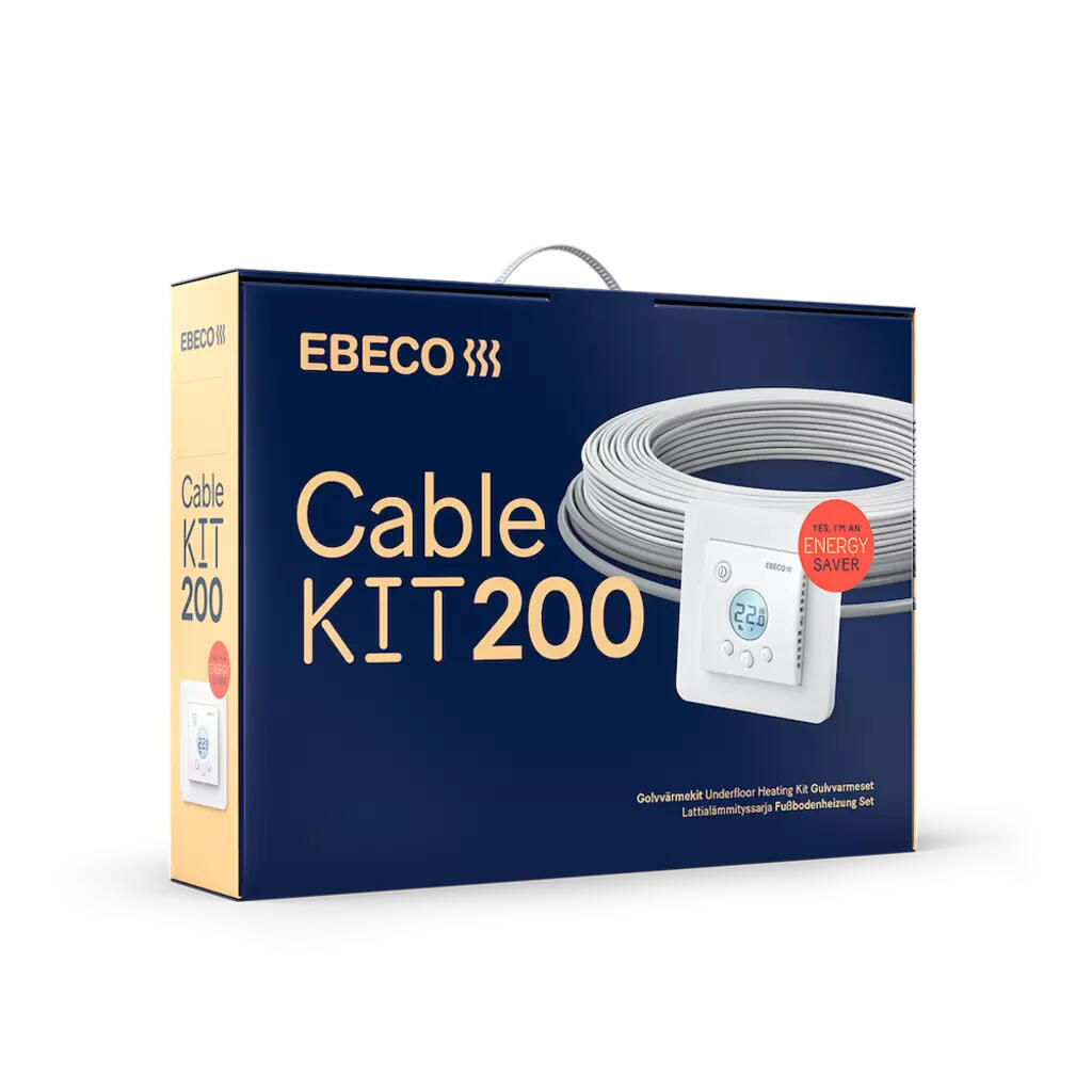 Golvvärme Ebeco Cable Kit 200 - 73m 810W
