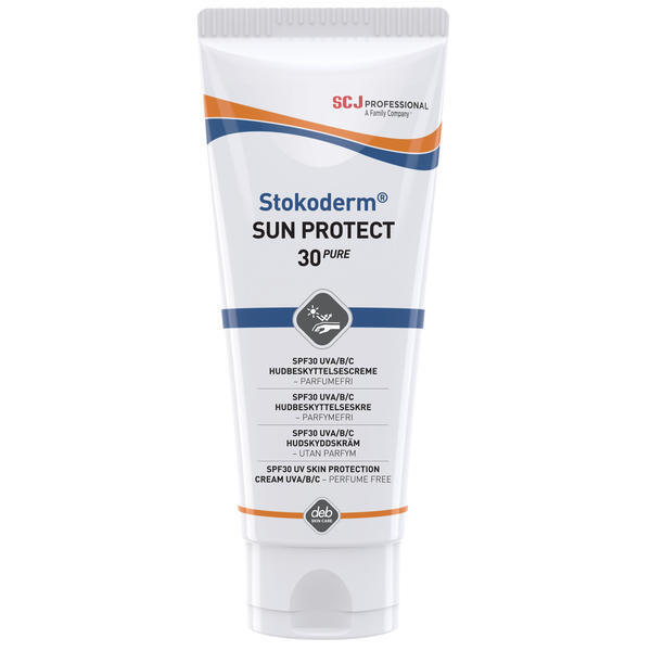 Solskydd Stokoderm SCJ Professional Sun Protect 30 Pure 100ml