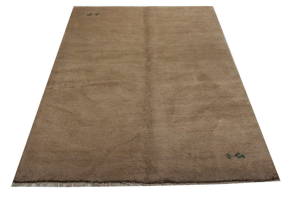 Handknuten Persisk matta Gabbeh Shiraz Ull Creme 173x250cm