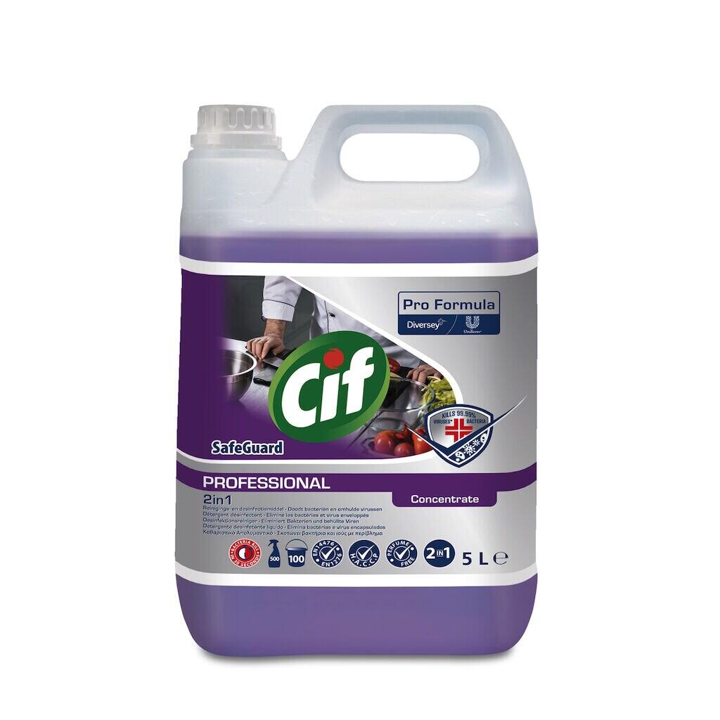 Desinfektionsmedel Diversey Cif Pro Formula Safeguard Concentrate 5L