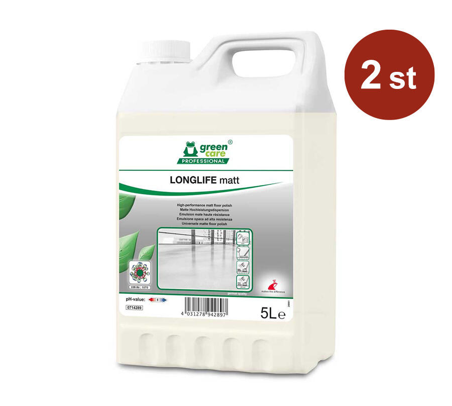 Golvpolish Green Care Longlife Matt 5L