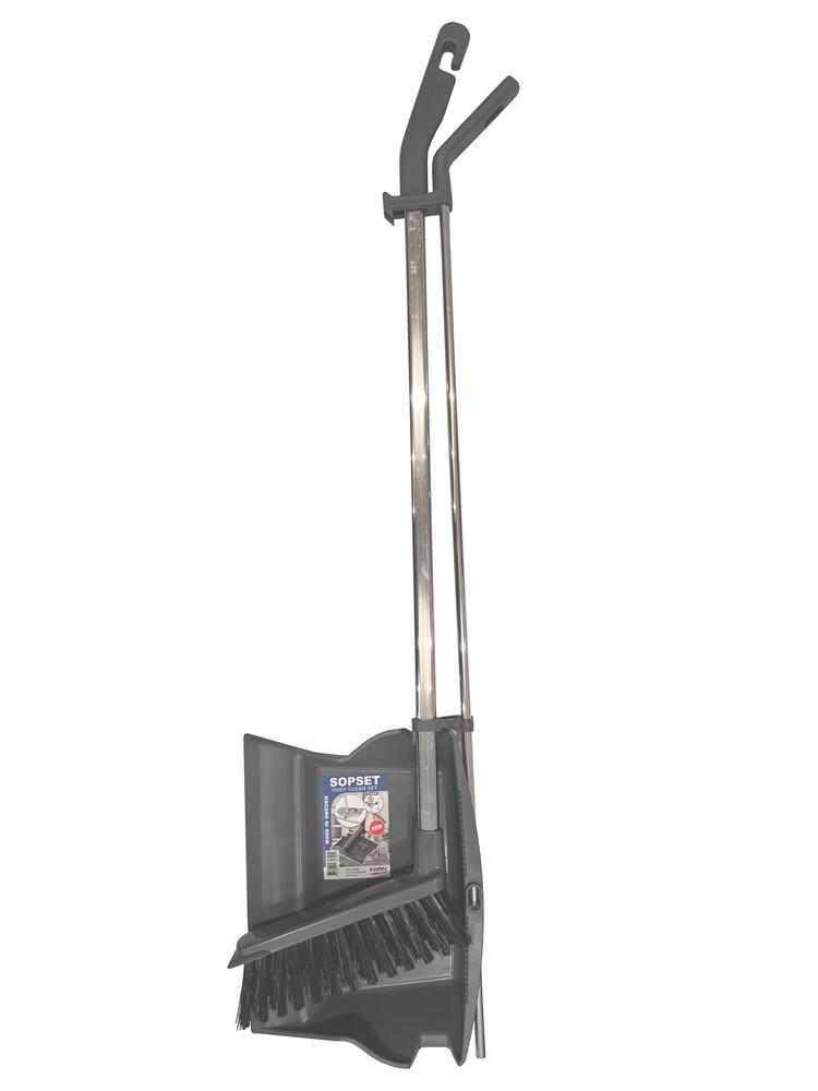 Sopset Kron Plast Halvlångt Grå