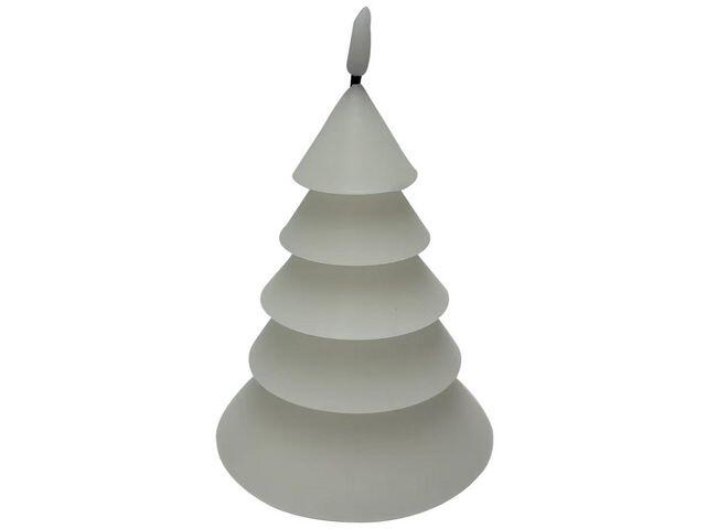 LED-Ljus Gran Vit 14cm