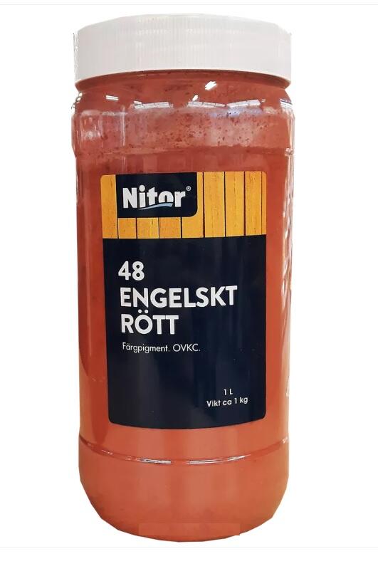 Färgpigment Fixor by Nitor Engelskt Rött Nr 48 1L