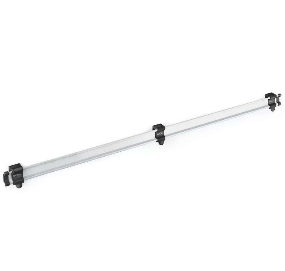 Aluminiumskena Toolflex One utan Hållare Svart 94cm