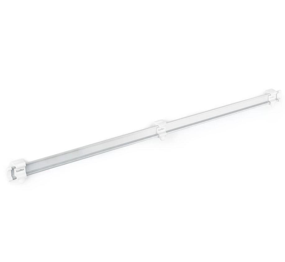 Aluminiumskena Toolflex One utan Hållare Vit 94cm