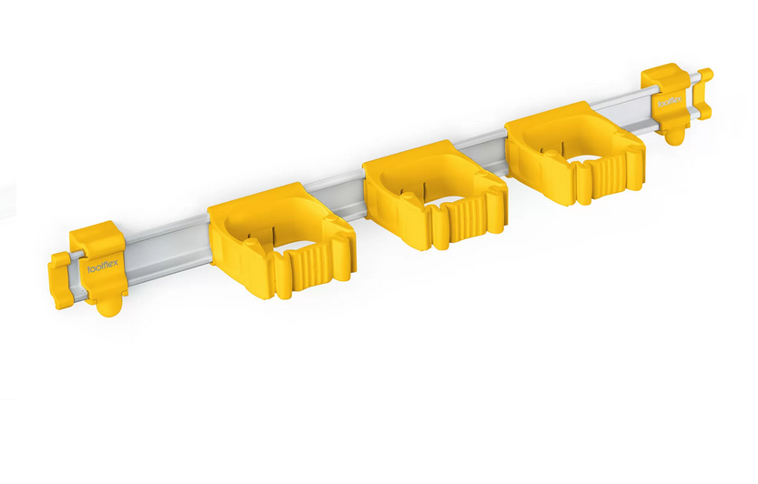 Skena Toolflex One Gul 54cm med 3 Hållare