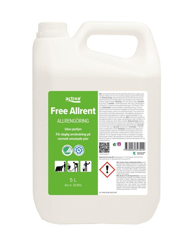 Allrengöring Activa Free 5L