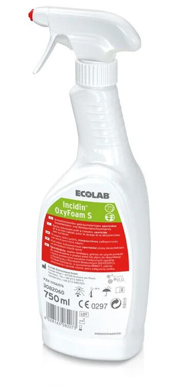 Desinfektionsmedel Ecolab Incidin OxyFoam Rengörings-och 750ml