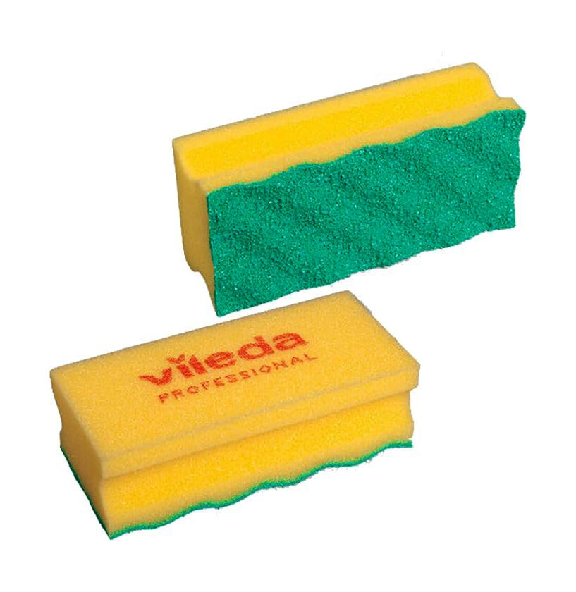 Rengöringssvamp Vileda Professional PurActive High Gul 63x140mm 10st