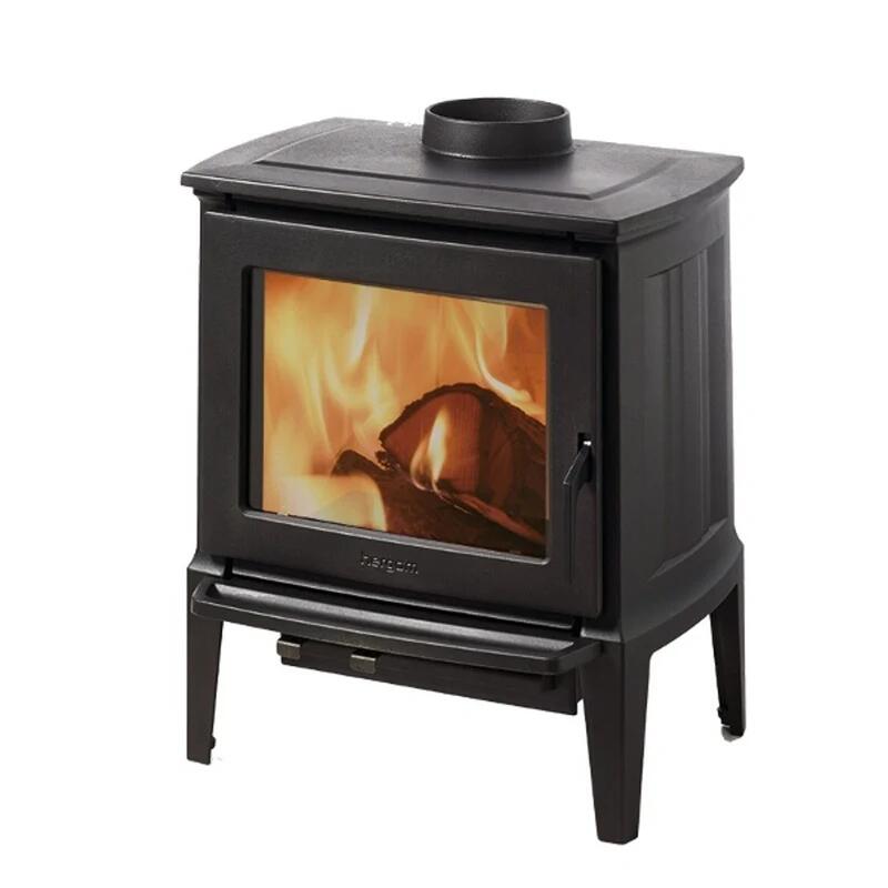 Gjutjärnskamin Hergom E-30 S Svart