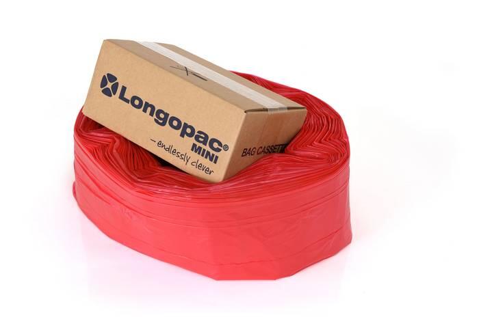 Säckmagasin Paxxo Longopac Mini Röd 60m
