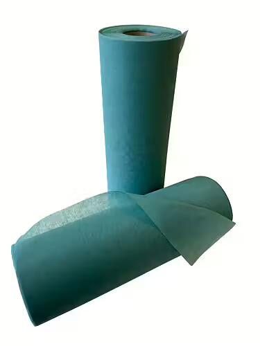 Bänkpapper Infibra Viscosoft Rulle Grön 60cmx200m 2rl