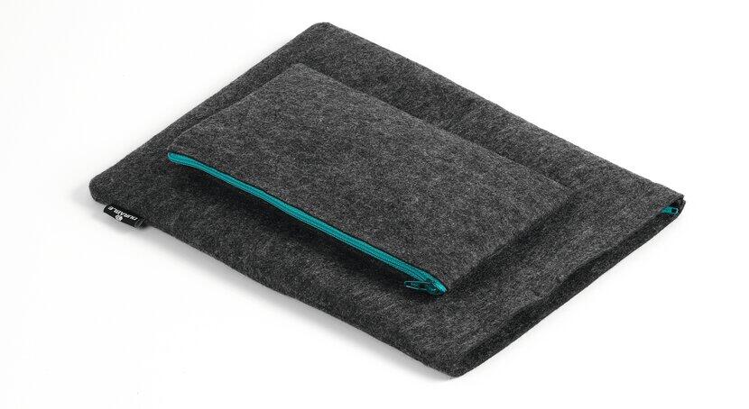 Laptopfodral Durable Effect Petrolgrön 13 Inch
