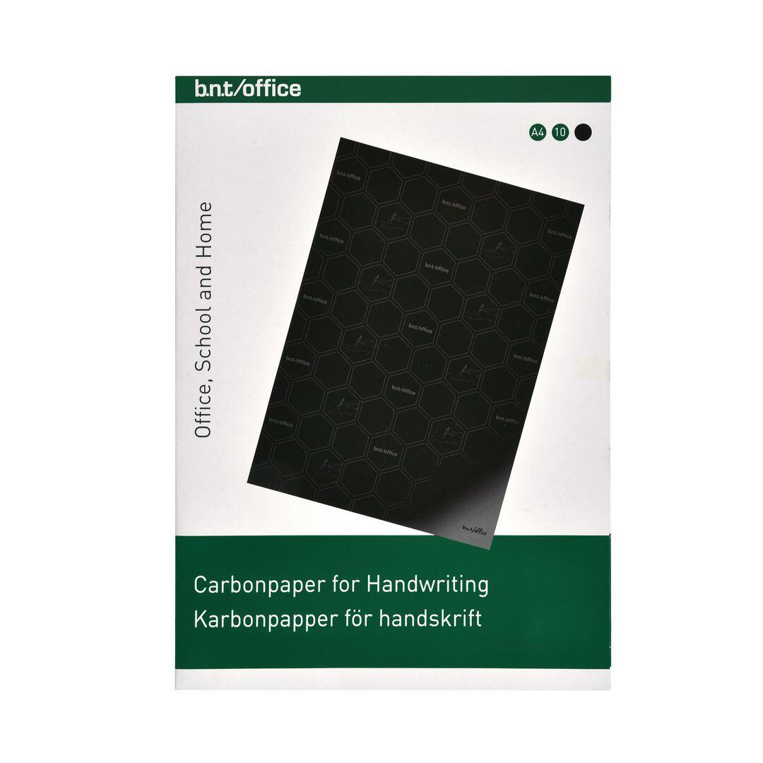 Karbonpapper BNT Svart A4 10st