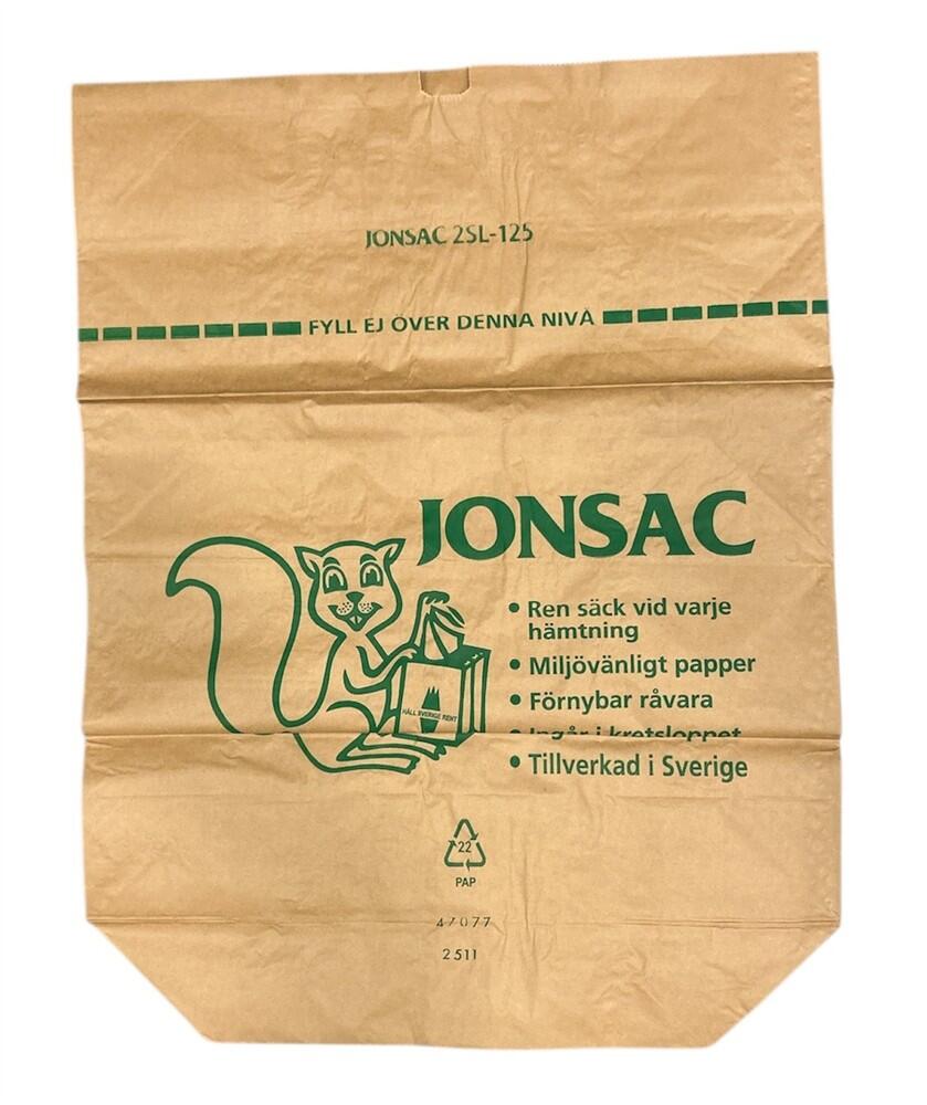 Papperssäck Jonsac 2-blad 75x100x25cm 125L 50st