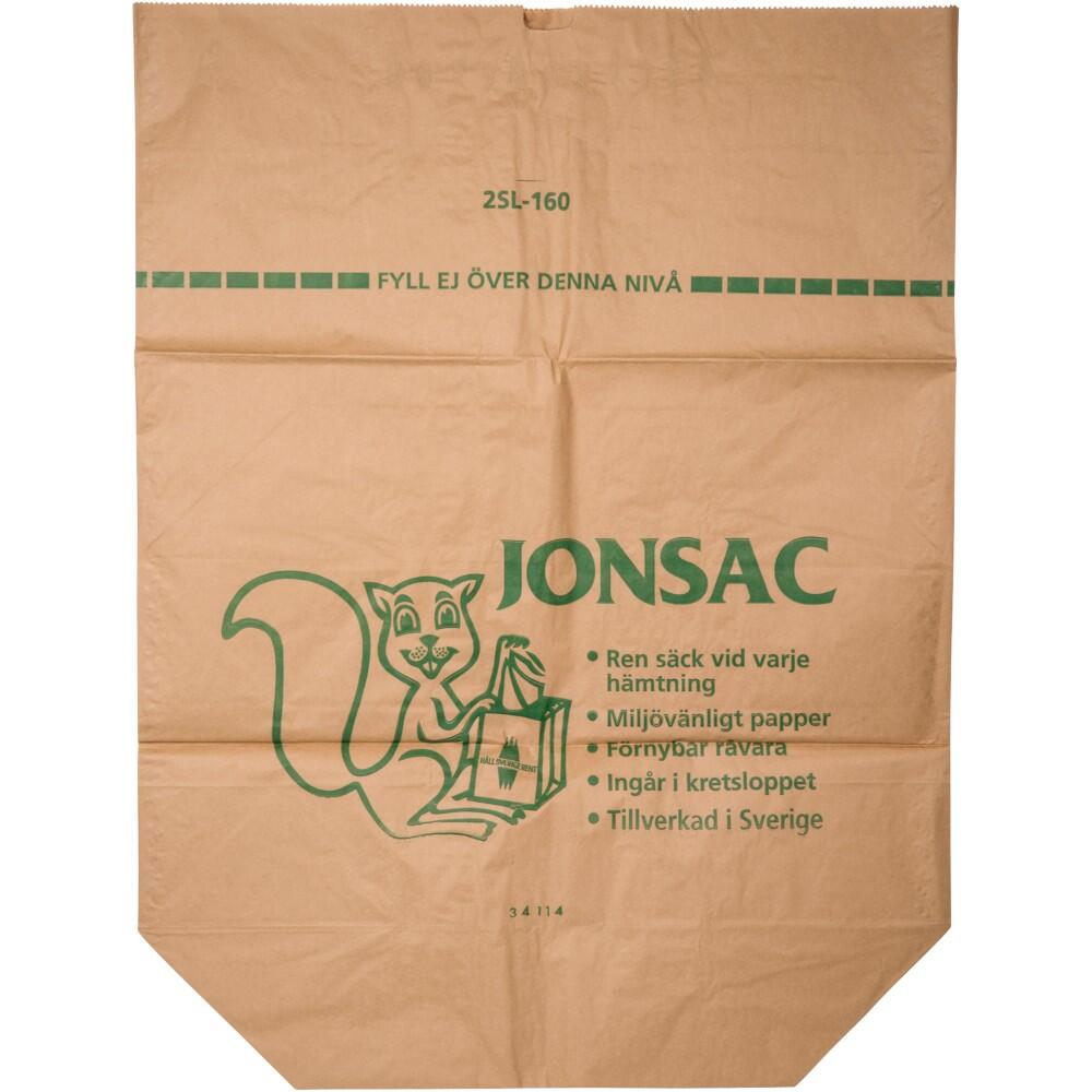 Papperssäck Jonsac 2-blad 80x105x30cm 160L 50st