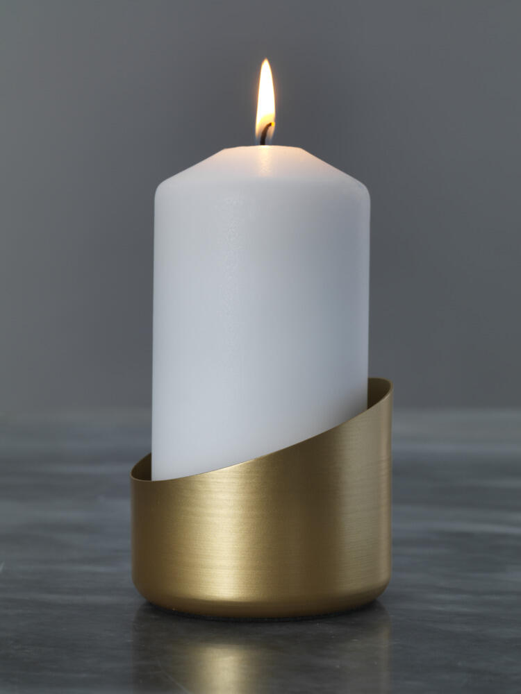 Ljusfat Duni Frans Guld 70x85mm