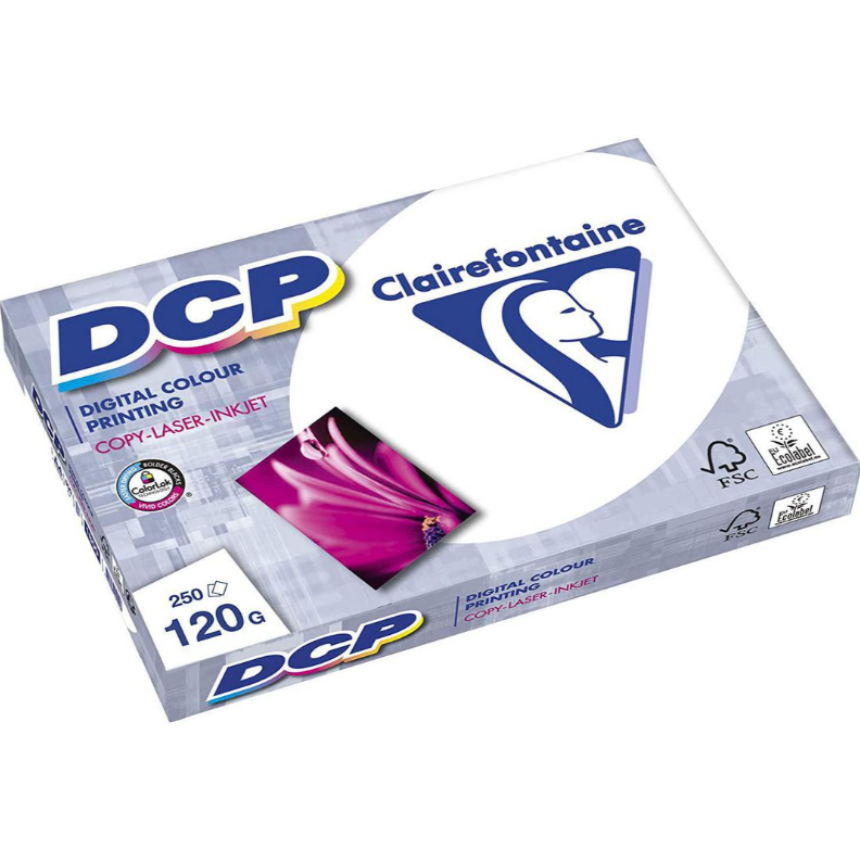 Kopieringspapper Clairefontaine DCP 1844 oh 120g A4 250st